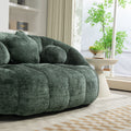 Coolmore Bean Bag Sofa Lazy Sofa Durable Comfort Lounger High Back Bean Bag Chair Couch For Adults And Kids, Indoor & Outdoor, Accent Floor Soft Lounge Chair Emerald Chenille Emerald Primary Living