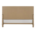 C Tan Queen Panel Bed Queen Tan Solid Wood