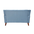 Seat Sofa Blue Wood Primary Living Space American Traditional Birch Foam Wood