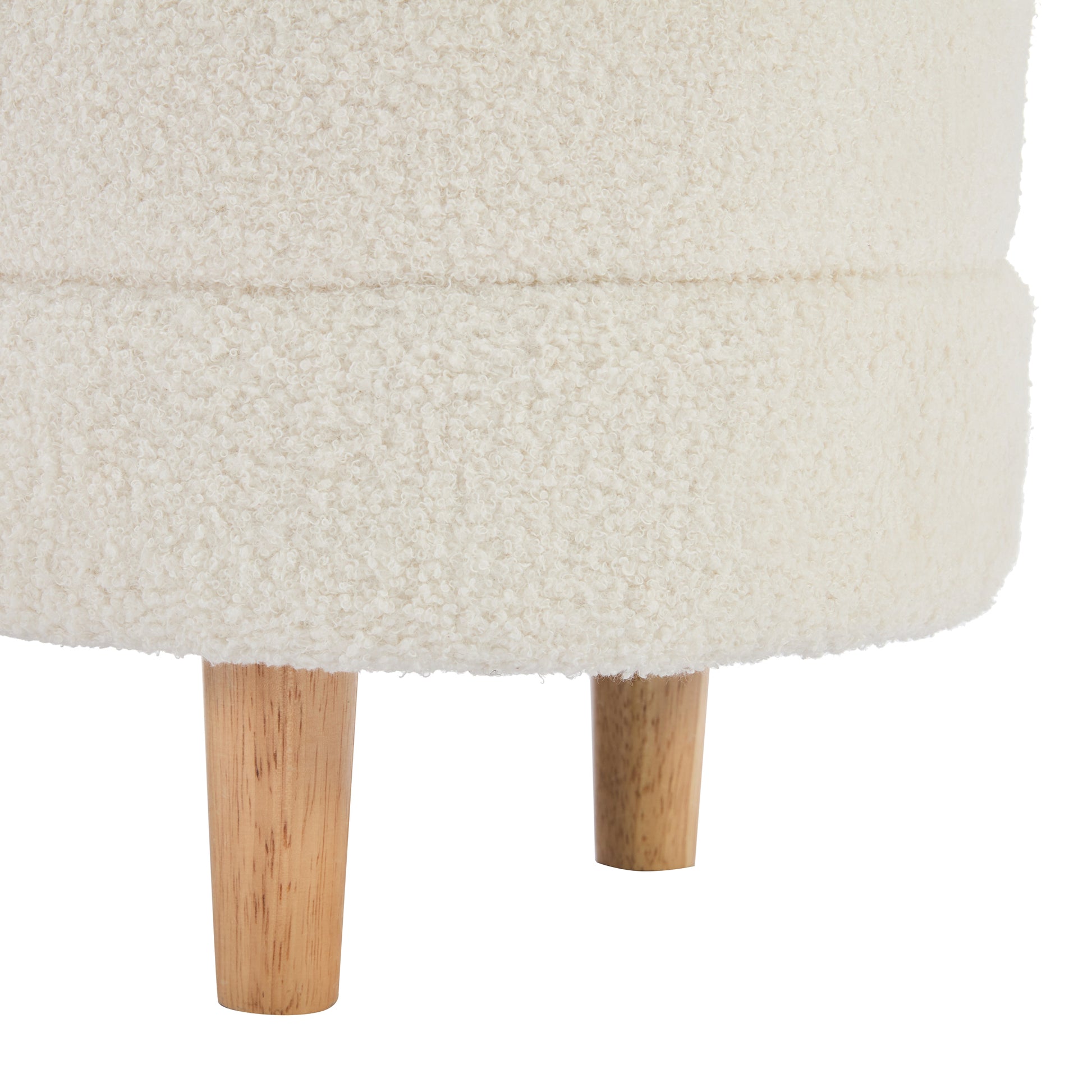 2 Pieces Bedroom Sets Full Size Flower Shaped Upholstered Led Platform Bed With Storage Ottoman Sherpa Fabric, White Full White 2 Piece Set Wood