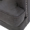 Harrison Tufted Club Chair Slate Microfiber 1 Seat