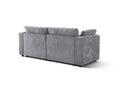 Modular Sofa Whitechenille Fabric, Simple And Grand, The Seat And Back Is Very Soft. This Is Also A Knock Down Sofa Grey Brown Chenille Wood Primary Living Space Medium Firm Light Duty Victorian Rectangle Acacia Rolled Arms Chenille 4 Seat