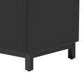 Shoe Storage Cabinet For Entryway With Drawers And Shelves, Modern Shoe Organizer Cabinet, Free Standing Shoe Rack For Hallway, Living Room Black Mdf