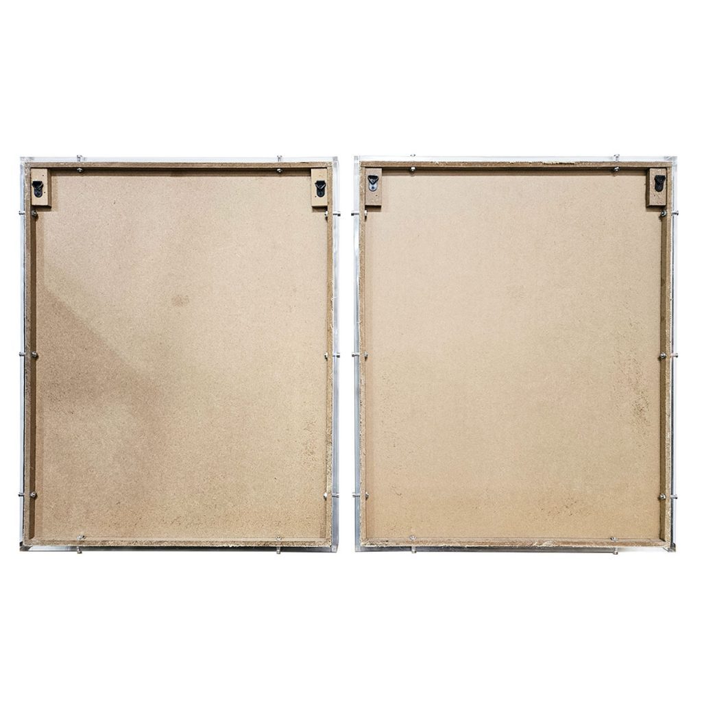 S 2 European Cities Watercolor Framed Prints, 24X30" Brown Mdf