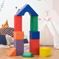 Soozier Foam Climbing Blocks For Toddlers, 11 Piece Baby Soft Foam Play Set, Climb And Crawl Activity Playset Building Blocks For Aged 1 3 Years Old Boys & Girls, Assorted Multicolor Pu