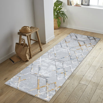 Nova Gc Soh9001 Multi 2 Ft. 7 In. X 7 Ft. Area Rug White Polyester