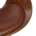 Office Chair Walnut Pu