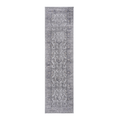 Naar Marfi Collection 2X8 Ivory Grey Oriental Non Shedding Living Room Bedroom Dining Home Office Stylish And Stain Resistant Area Rug Ivory Grey Polyester