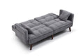Sofa Bed Sleeper, Large Size, Usb Charging Port, Chenille Fabric Folding Futon Recliner For Living Room Furniture Apartment Bedroom Office Small Spaces Dark Gray Brown Chenille Wood Primary Living Space Medium Soft Tufted Back Modern Rubberwood Square