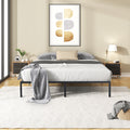 Queen Size Metal Bed Frame Queen Black Steel