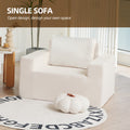 Video Sofa In A Box Foam Sofa Couch With Pillow, Bean Bag Chairs For Adults Stuffed High Density Foam, Large Bean Bag Sofa For Living Room Bedroom Gaming Room Ameican White Oak Primary Living Space Medium Soft Medium Duty American Design,European Square