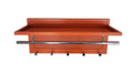 Esyspot Metal Powder Coating Hook Wall Mounted With Shelf In Orange Chrome,Orange Bedroom Contemporary Chrome Metal