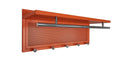 Esyspot Metal Powder Coating Hook Wall Mounted With Shelf In Orange Chrome,Orange Bedroom Contemporary Chrome Metal