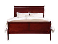 Cherry Queen Bed Box Spring Required Queen Cherry Wood Bedroom Pine Sleigh Wood