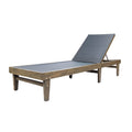 Summerland Chaise Lounge Dark Grey Mesh Dark Grey Mesh