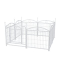 Dog Playpen Indoor 24 Inch 8 Panels Metal Dog Pen Pet Dog Fence Outdoor Exercise Pen With Doors, Heavy Duty Dog Fence Puppy Pen For Large Medium Small Dogs Indoor Outdoor Foldable Pet Exercise Pen