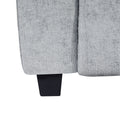 78.7''Upholstered Sofa For Living Room, Bedroom, Salon, Simplified Style Light Gray Polyester 3 Seat