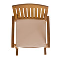 Selma Rocking Chair With Cushion Natural Cream Wood