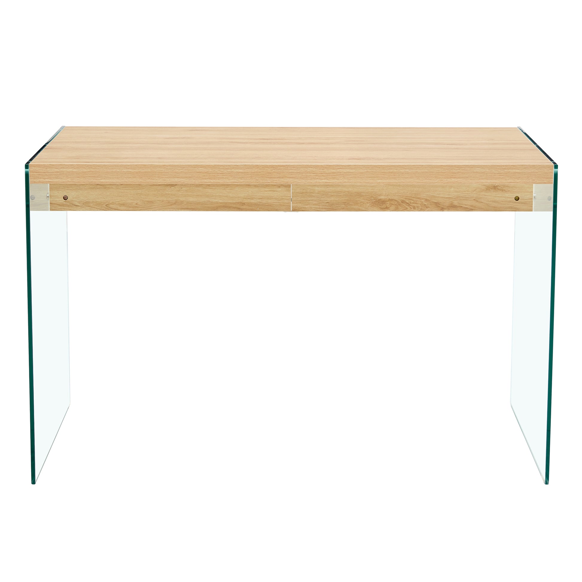 The Top Of The Coffee Table Is Made Of Medium Density Fiberboard And Wooden Stickers, With Transparent Tempered Glass On Both Sides. The Design Is Simple And Elegant, With A Sturdy Structure. Wood Mdf Glass