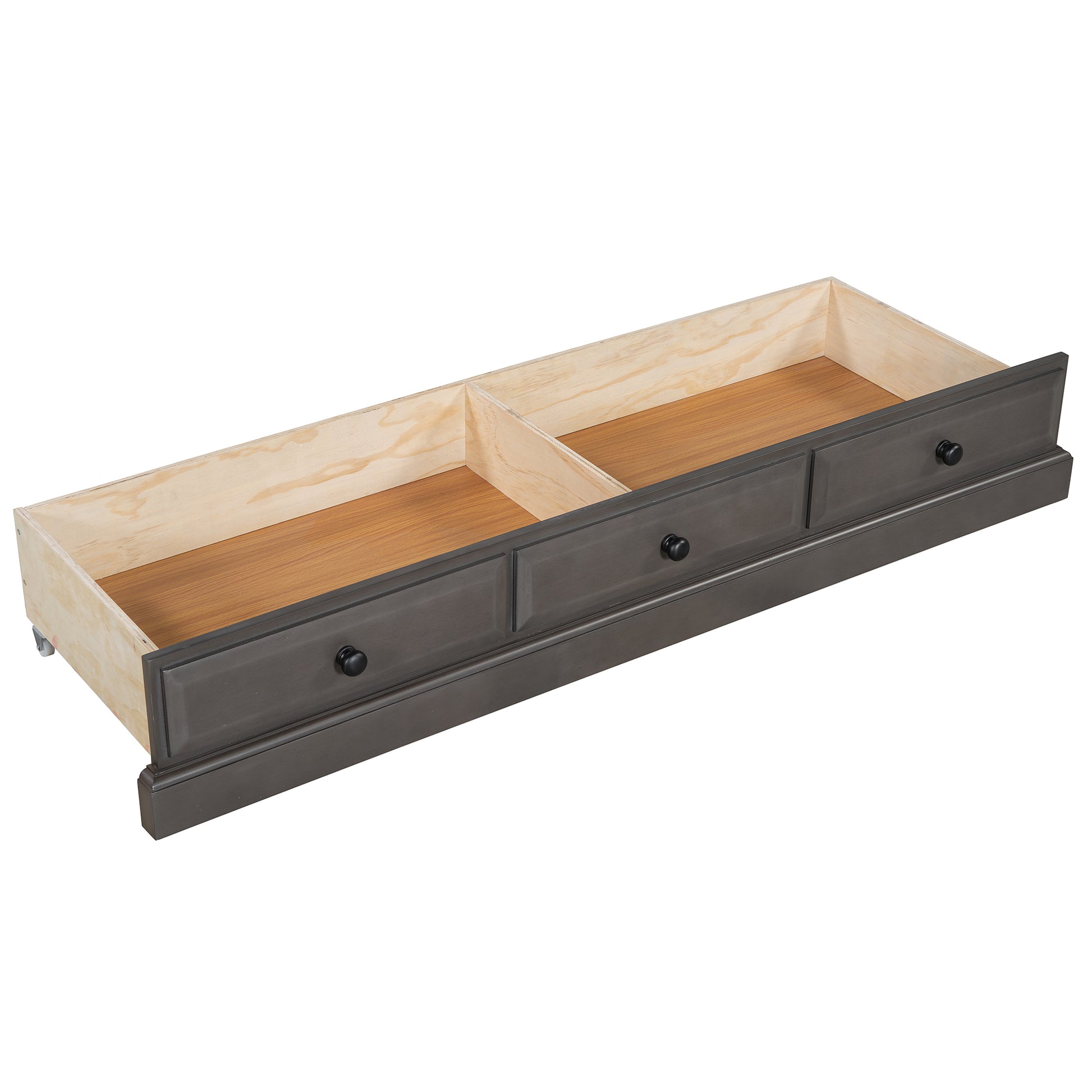 Solid Pine Murphy Bed Chest Cube Cabinet Bed With Charging Station And Large Storage Drawer For Home Office Or Small Room,Full,Gray Box Spring Not Required Full Gray Wood Gray Pine Murphy Solid Wood Mdf