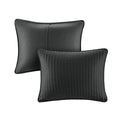 2 Piece Quilt Set Black Twin Twin Xl Twin Black Microfiber