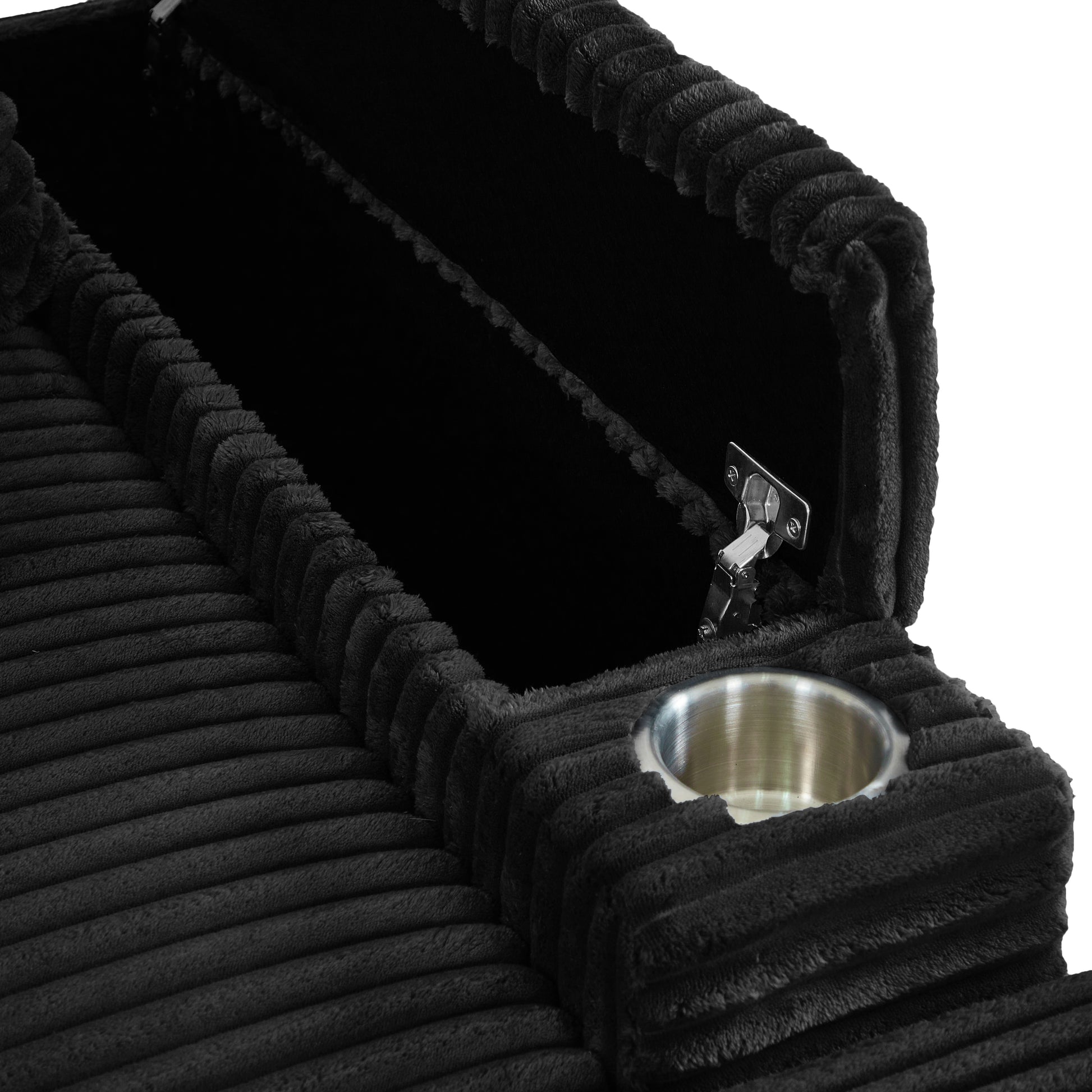 Seat Black Black Plywood 1 Seat