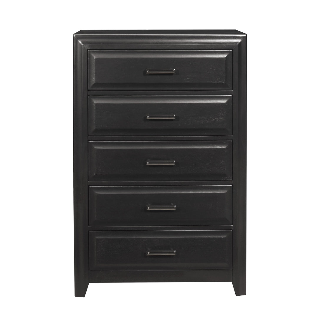 Modern Style 5 Drawers Chest 1Pc Espresso Finish Wooden Bedroom Furniture Home Espresso Bedroom Modern Wood