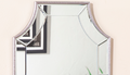 Leaston Decorative Wall Mirror Silver Mdf