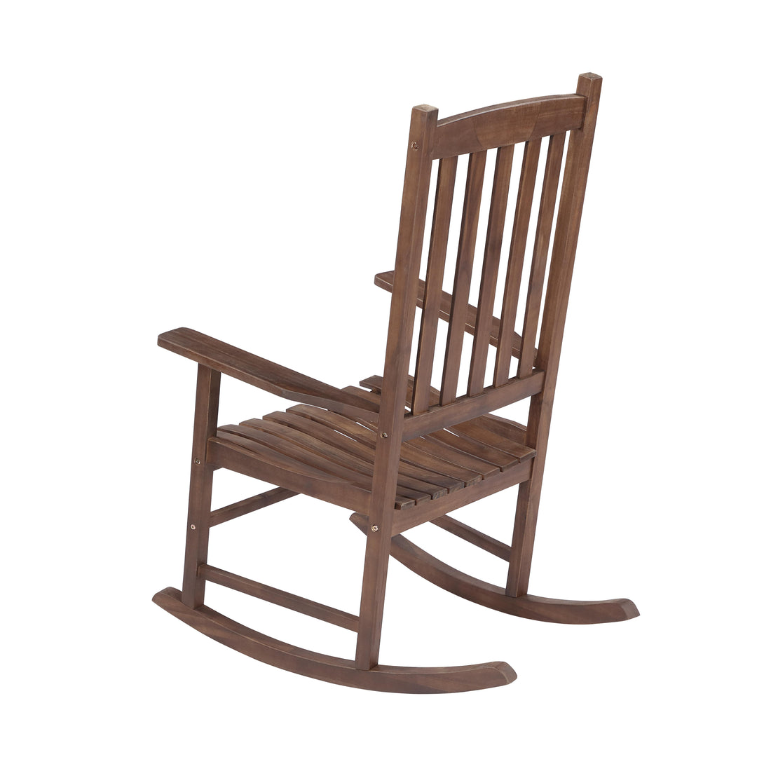 Outdoor Rocking Chair Patio Rocker Brown Brown Acacia Wood