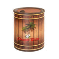 Ahoy Coconut Nightstand And Toy Box Brown Metal