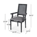 Dining Chair Grey Wood