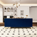 Fx P85 3S Bu 3 Seats Sofa Blue Velvet 3 Seat