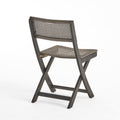 Hillside Bistro Chair,Set Of 2 Grey Brown Wood