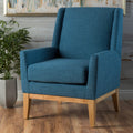 Kd Accent Chair Blue Fabric