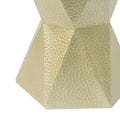 Hexagon Side Table Gold Metal