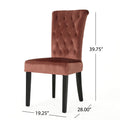 Kd Dining Chair Blush Velvet