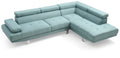 Riveredge G453 Sc Sectional Without Ottoman Teal Teal Foam Fabric 3 Seat