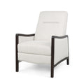 Recliner Chair Beige Fabric