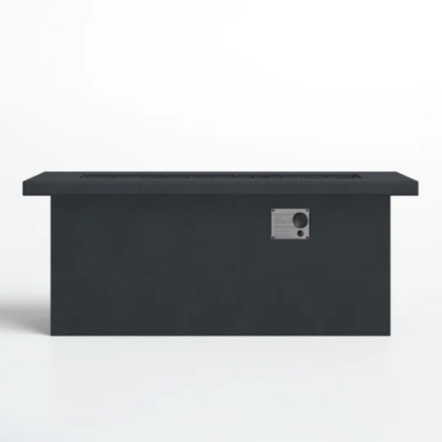 24'' H Concrete Propane Natural Gas Outdoor Fire Pit Table Charcoal Garden & Outdoor Modern Stone Concrete