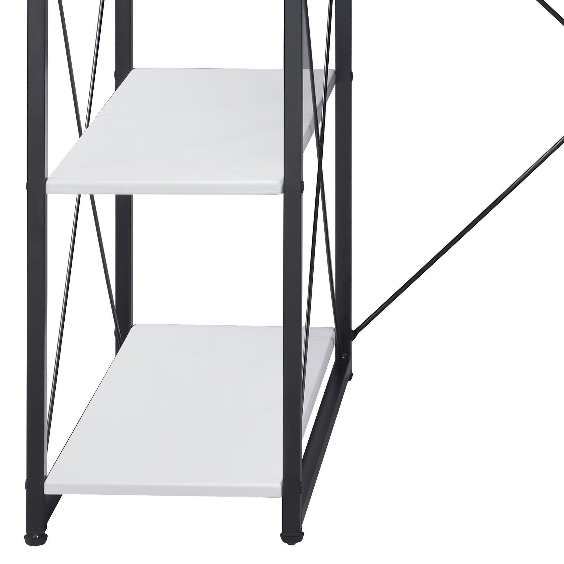 Amiel All Purpose White Finish Writing Desk White Synthetic Wood