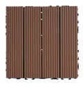 Wood Plastic Composite Deck Tiles Set Of 20Pcs, Composite Decking Resist Rust, Water, Weather, Indoor&Outdoor, Easy To Diy & Maintain, Ideal For Patios, Balconies, Rooftops, Decks, 12X12I Light Coffee Light Coffee Modern Plastic Wood Plastic