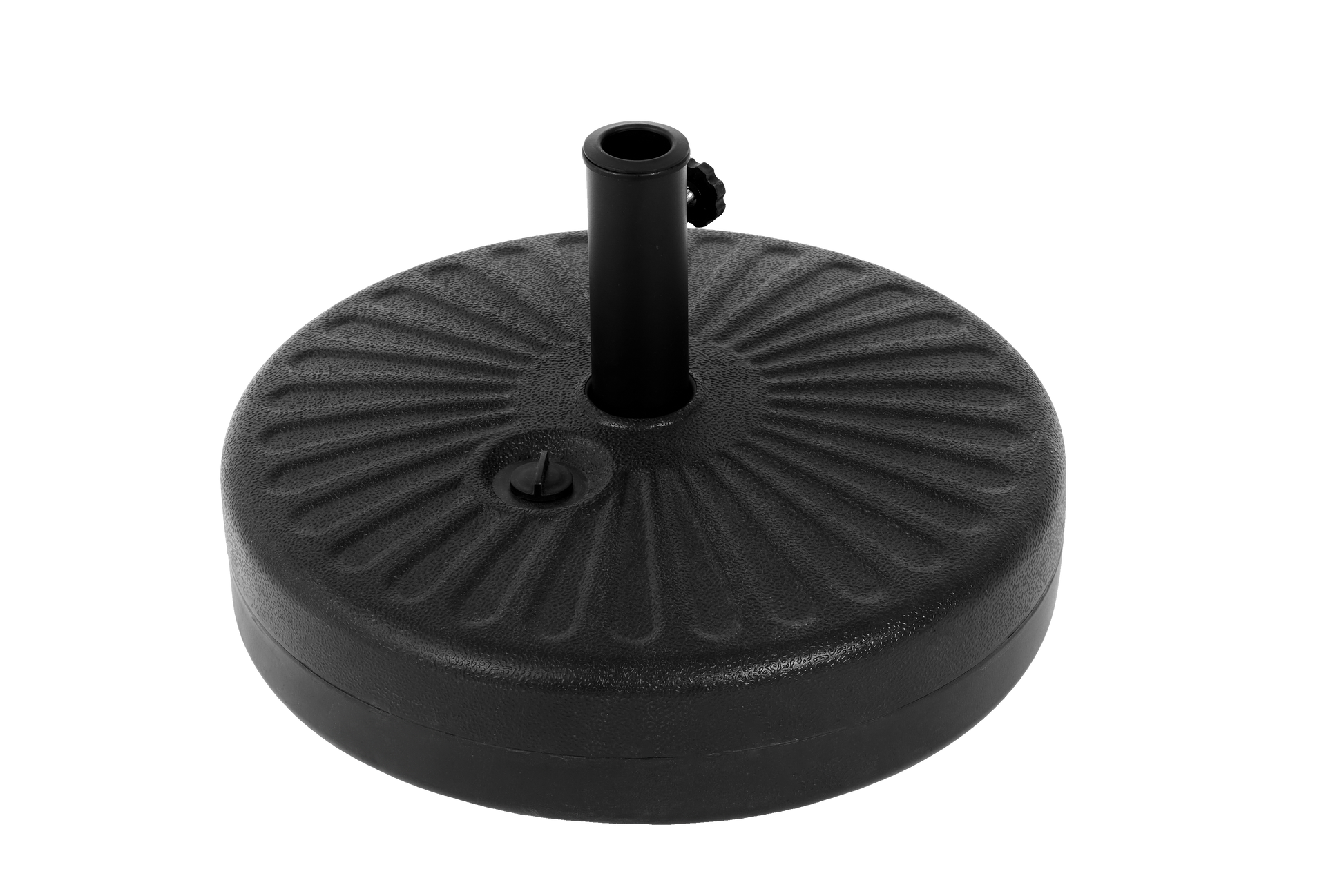 Umbrella Base Black Plastic