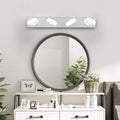 Led Modern Chrome 4 Light Vanity Lights Fixtures Over Mirror Bath Wall Lighting Chrome Acrylic,Stainless Steel