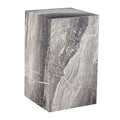Elevate Your Living Space With This Modern Mdf Coffee Table, Which Showcases Gray Textured Patterns. It Is Characterized By Stylish Design. Grey Mdf