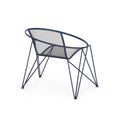 Georgia Chair Navy Blue Iron