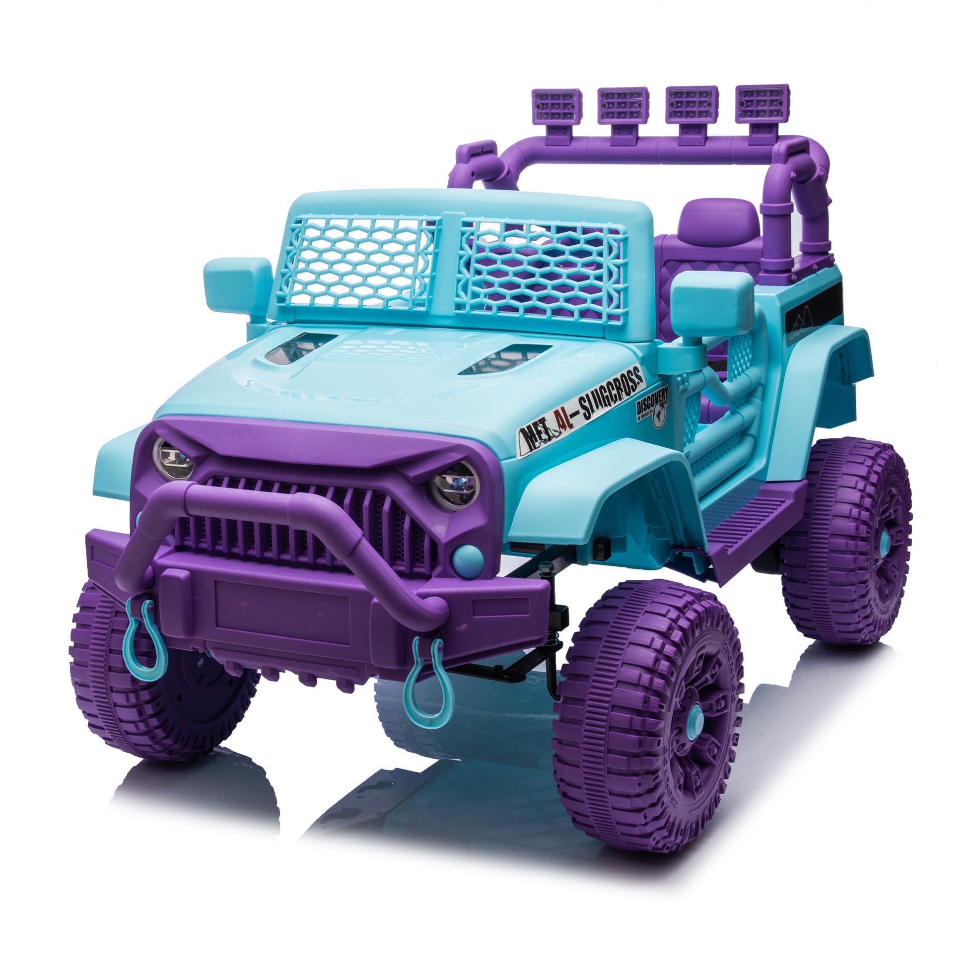 24V Kids Ride On Car W Parents Remote Control,400W Motor,Four Wheel Suspension,Adjustable Speed,Usb,Mp3,Music,Bluetooth,Large Display Screen,Power Display,Portable Handle,Safety Belt For Kids Aged 3 . Purple 50 99 Lbs Polypropylene