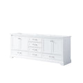 White Double Bath Vanity 80 In. W X 22 In. D White Plywood Wood