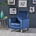 Recliner Blue Velvet