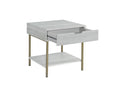 Whitman Square End Table White White Wood