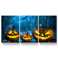 3 Piecehalloween Wall Art Festival Paintings Decorations Party Gift Poster For Home Wall Decor Framed 2436Inch Thickness 1.5Inch Multicolor Canvas